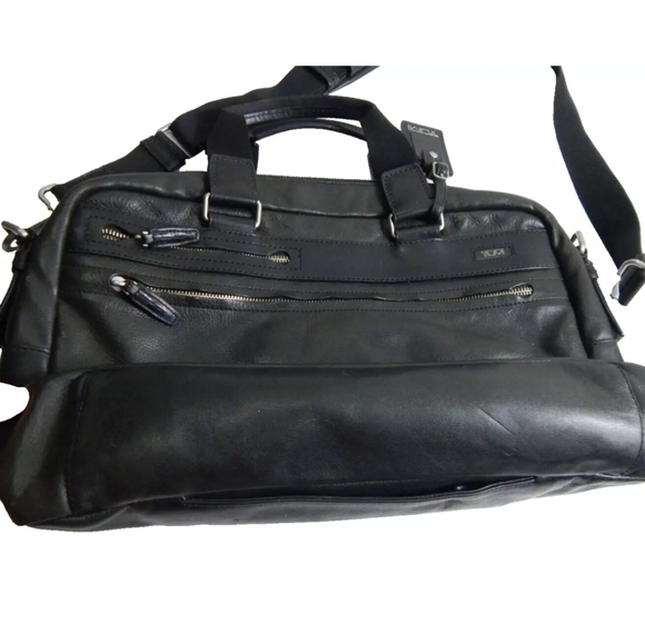 Tumi Laredo Slim Leather Briefcase - Picture 2 of 13